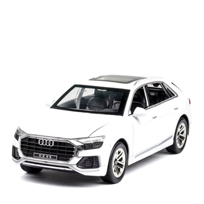 1:24 AUDI Q8 SUV Alloy Car Model Diecast Metal Vehicles Car Model High Simulatio