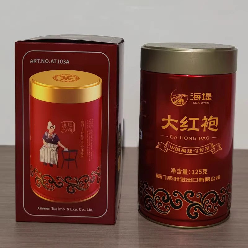 Sea Dyke TA HUNG PAO AT103A CHINA FUJIAN OOLONG TEA Da Hong Pao 125g Tin