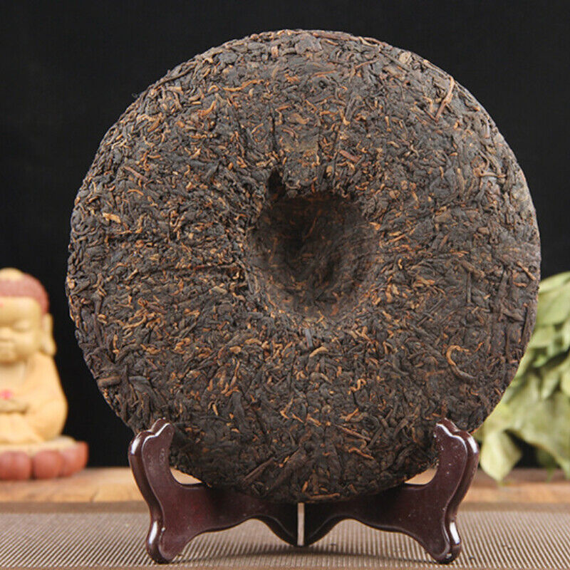 Pu-Erh Cooked Tea Cake Yunnan Highly Recommended Old Tree Puerh Black Tea 380g