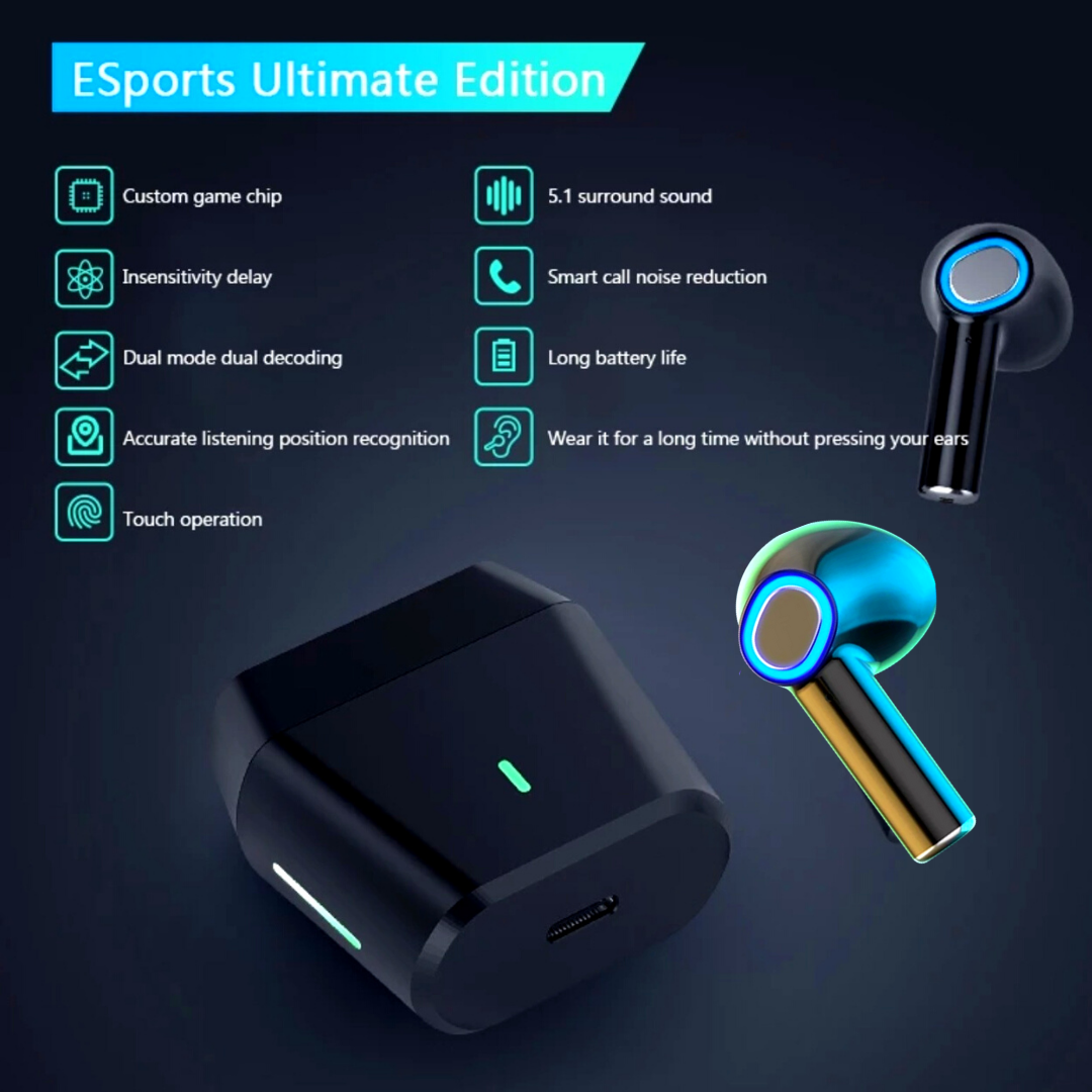 Wireless Earbuds Bluetooth 5.0 Waterproof Headphone Headset for Smart Phone Cell
