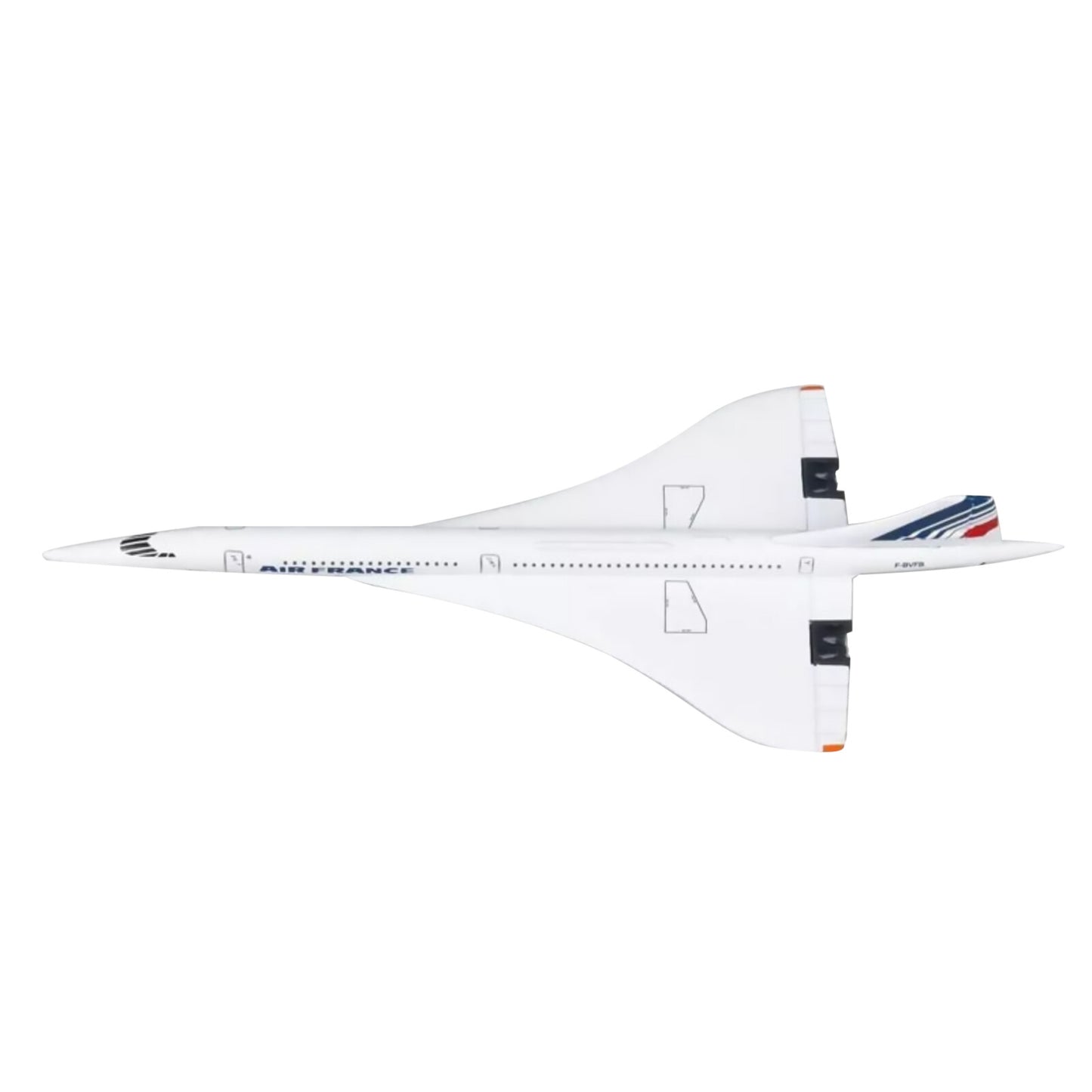 White Aircraft Plane Air France Concorde Plane Model Toy Diecast Collection