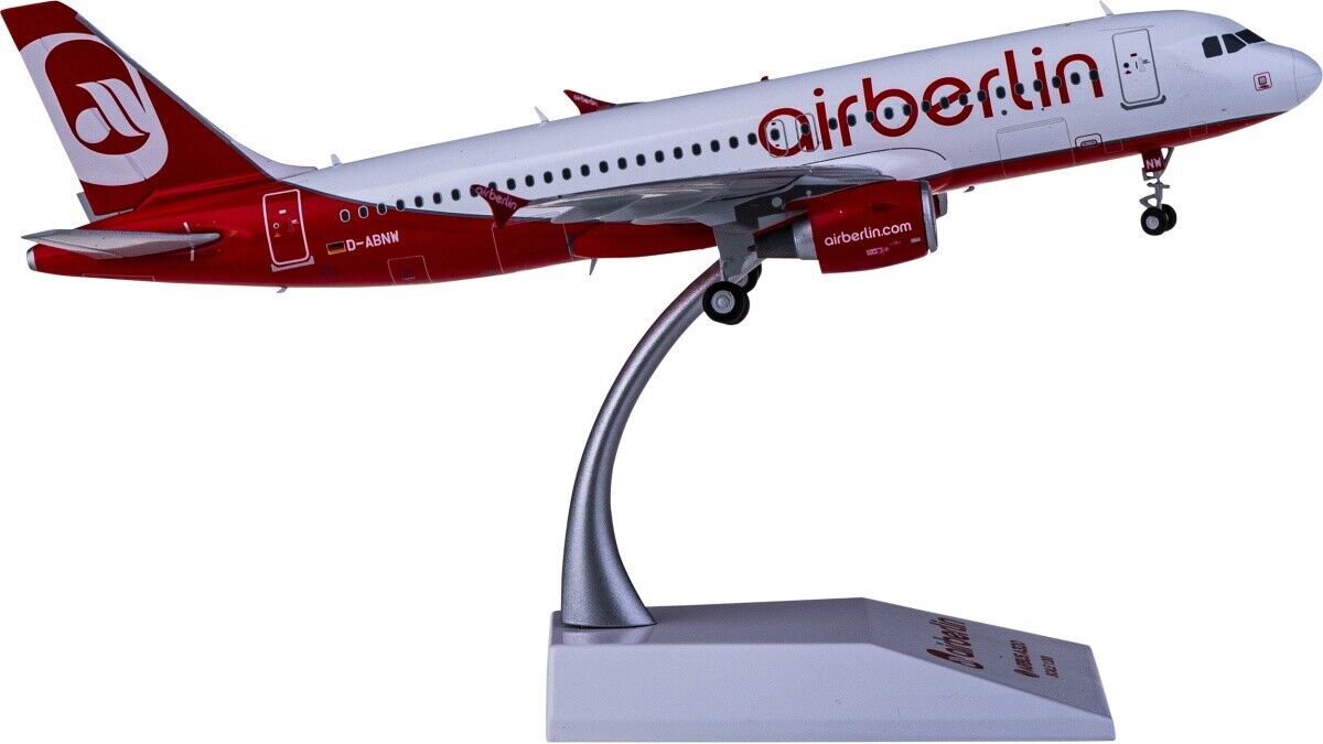 1:200 JC Wings Air Berlin AIRBUS A320 Passenger Aircraft Diecast Airplane Model