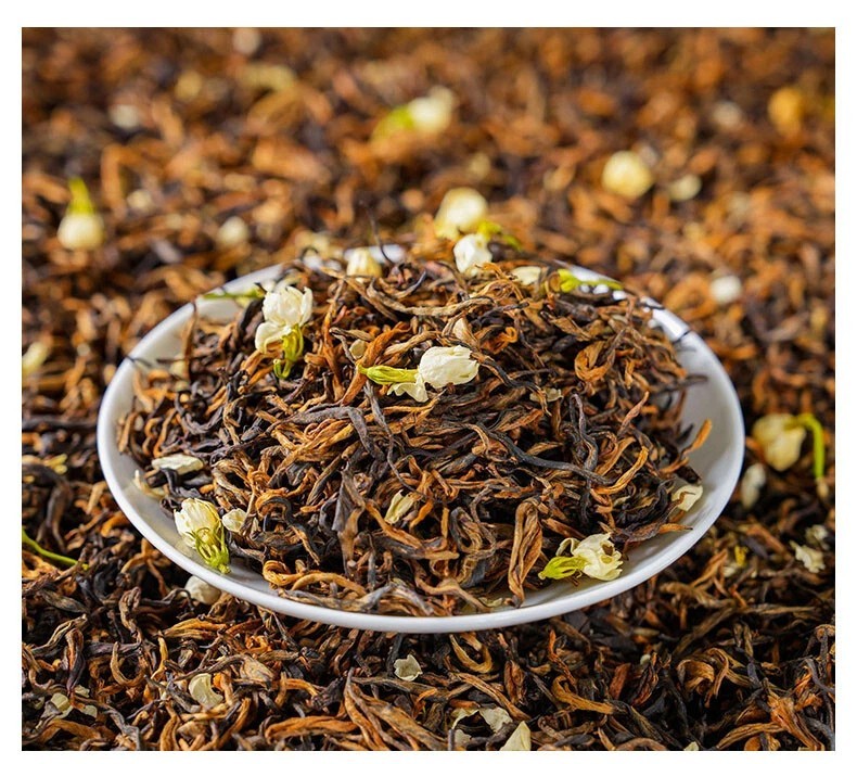 1000g Handmade FengQing YunNan Jasmine DianHong Black tea MoLi Hua black tea