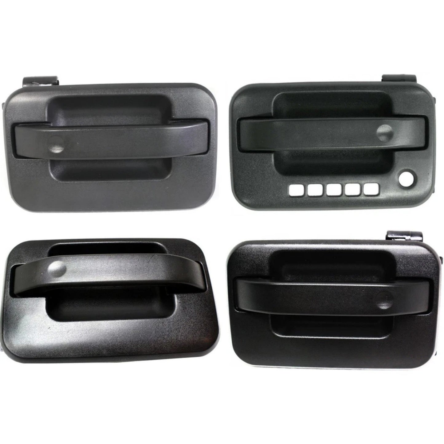 Set Of 4 Left And Right, Front, Rear Exterior Door Handle 2004-2014 For Ford