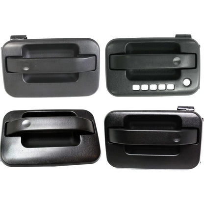 Set Of 4 Left And Right, Front, Rear Exterior Door Handle 2004-2014 For Ford