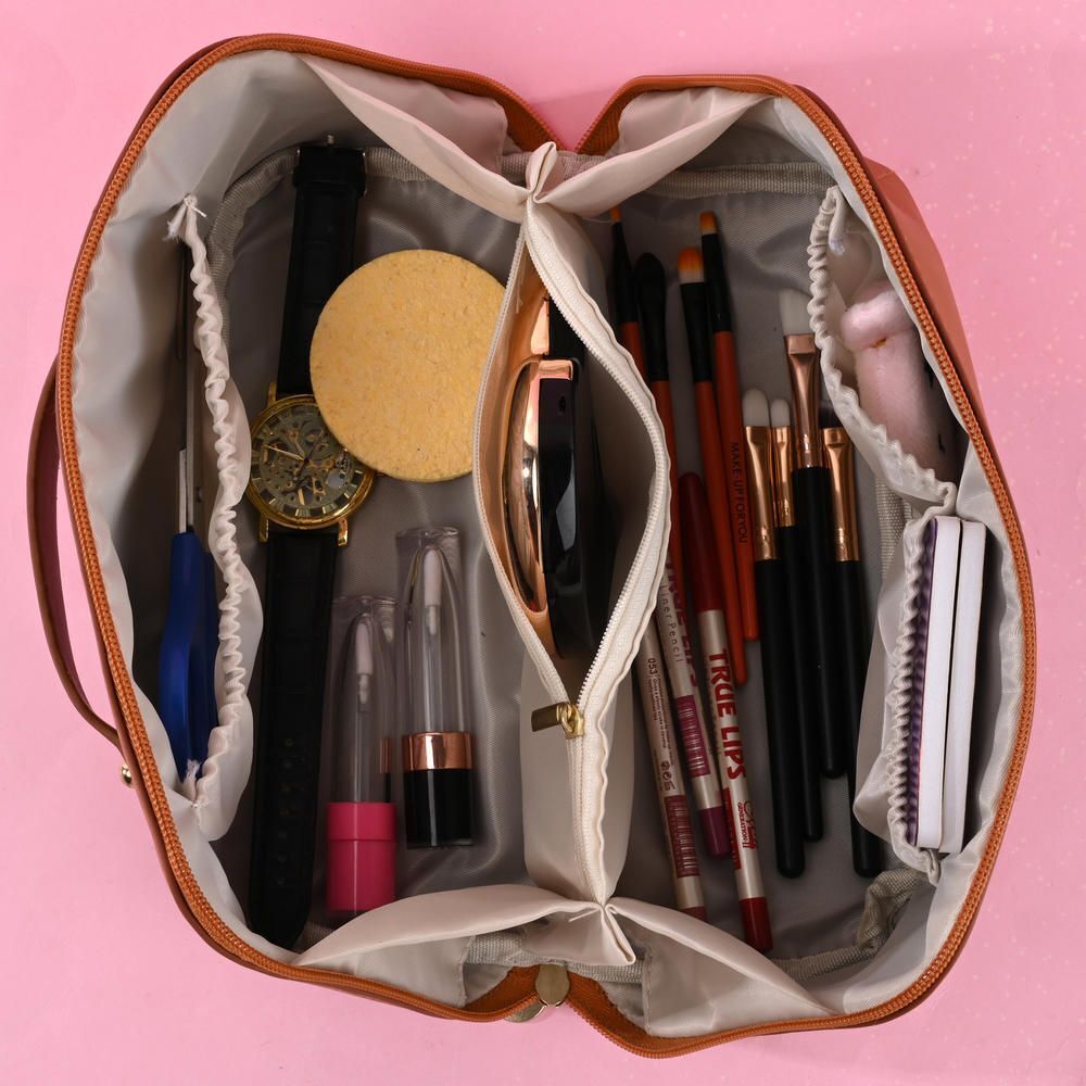 Large Makeup Bag Multifunction Toiletries Organizer Waterproof Cosmetics Storage