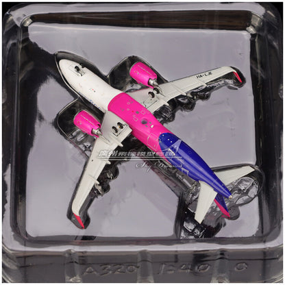 1:400 JC Wings Wizz Air AIRBUS A320neo Passenger Airplane Diecast Aircraft Model