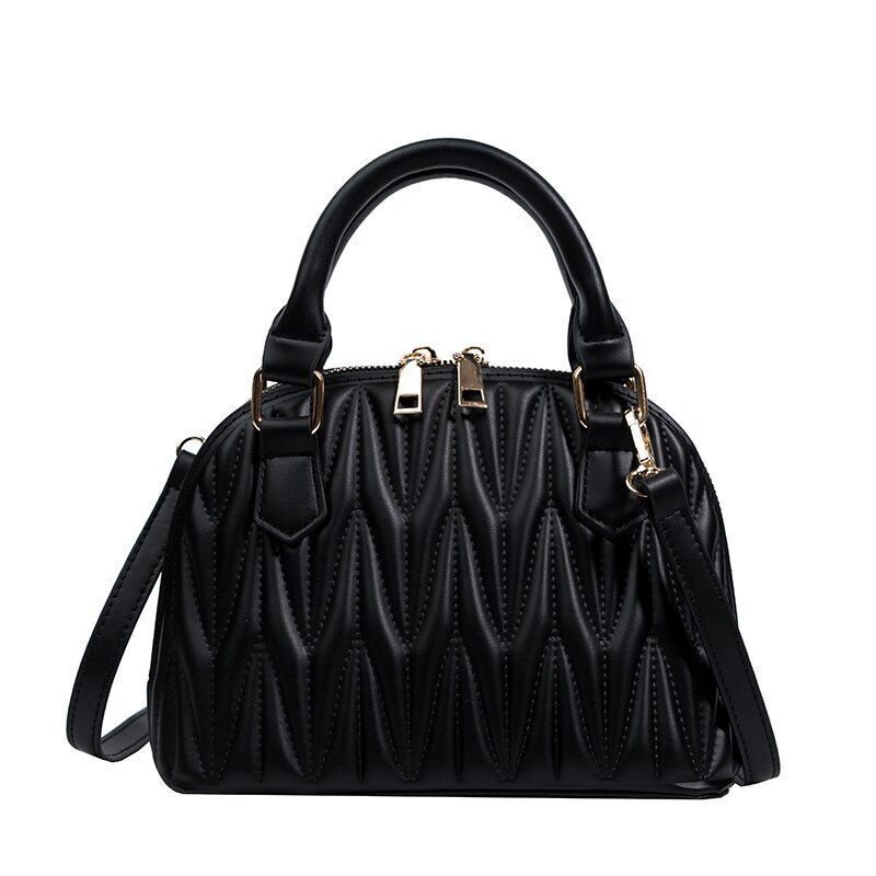 Handbag Embroidery Synthetic Leather Shoulder Bag Crossbody Shell Bag Clutch Bag