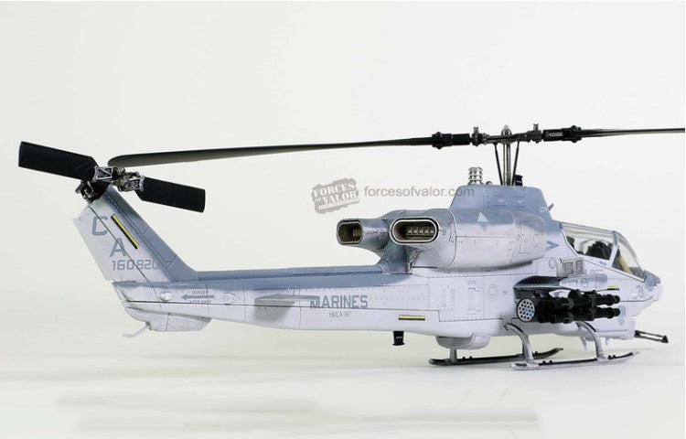 1:48 FOV US Marine AH-1W Light Attack Helicopter Afghanista Diecast Plane Model