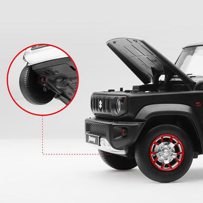 1:18 Suzuki Jimny Model Car Diecast Toy Cars Light Sound Doors Open Boys Black