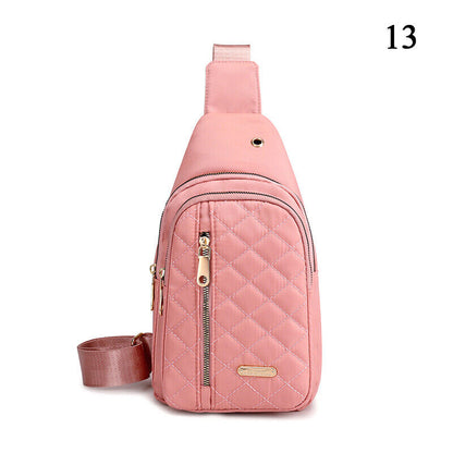 Women Crossbody Shoulder Bags Chest Sling Bag Sports Backpack Fanny Packs Travel