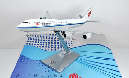 for YY Wings for AIR CHINA for Boeing B747-8i B-2485 1:400 Plane Pre-built Model
