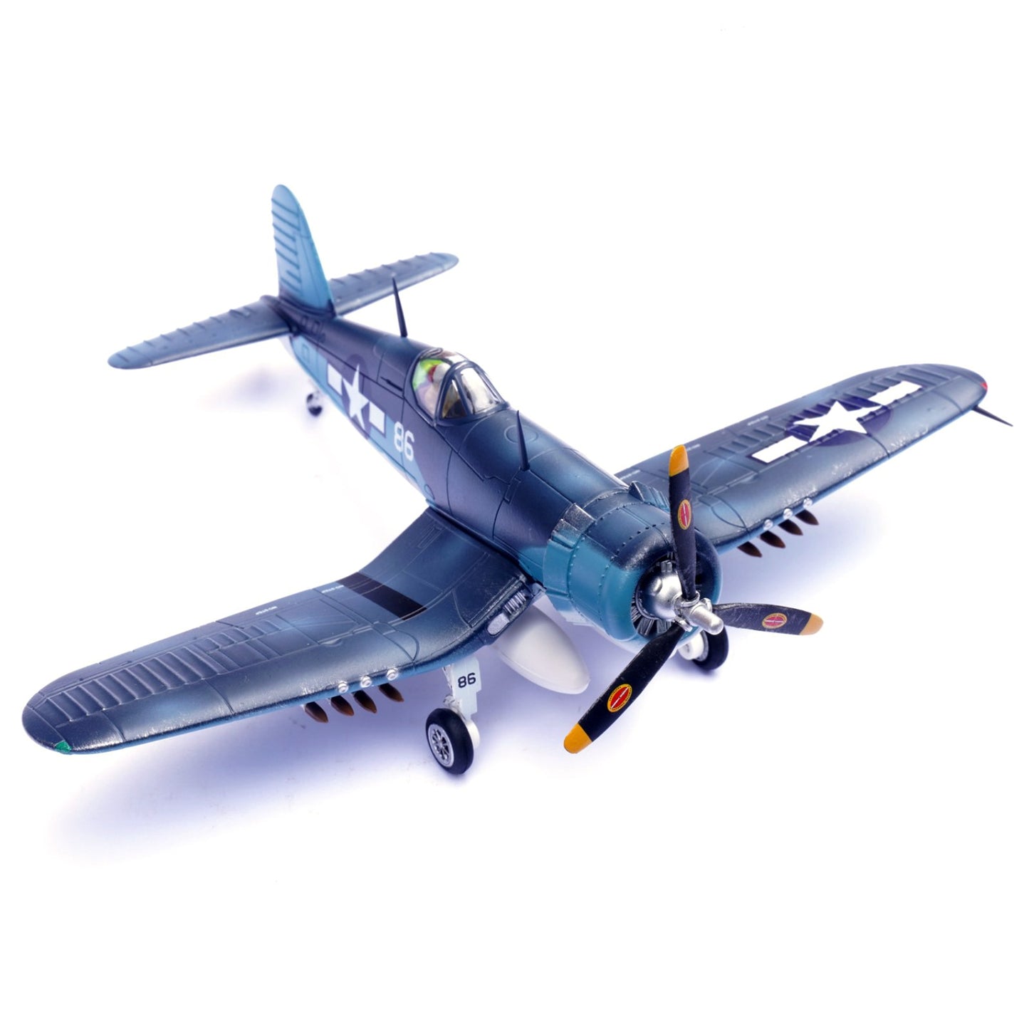 1/72 Scale WWII USMC F4U Corsair Fighter VMF-214 White 86 Model Plane Gift