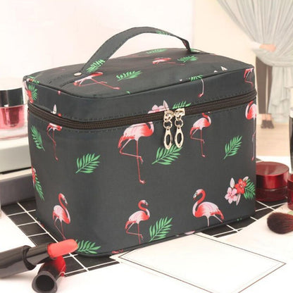 Square Cosmetics Storage Bags Travel Pouch Toiletries Organizer S/M/L Polyester
