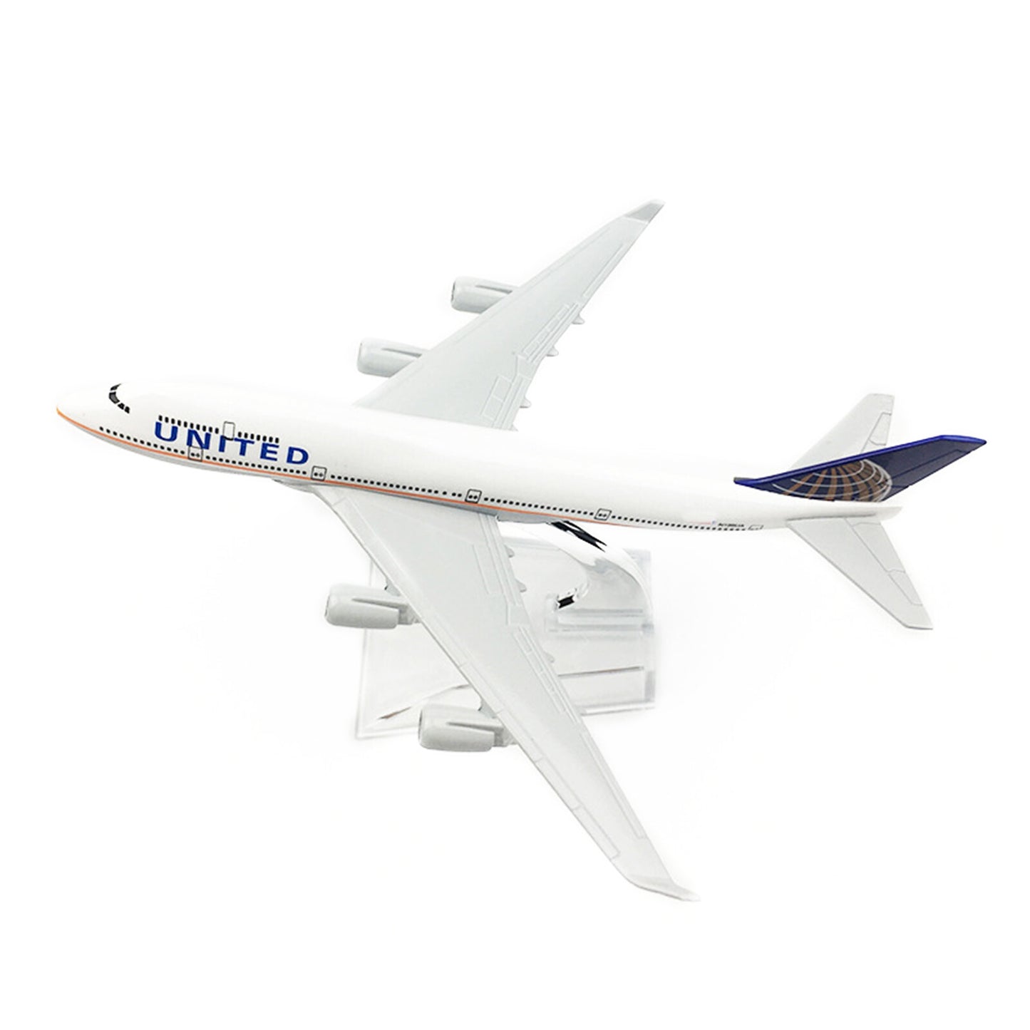 1:400 16cm United Airlines B747 Model Plane Alloy Simulation Airliner Ornaments