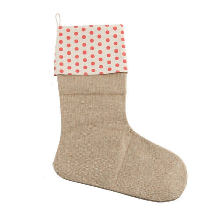 Christmas Stocking Gift Bags Jute Gift Bags Home Party Socks Xmas Christmas Home