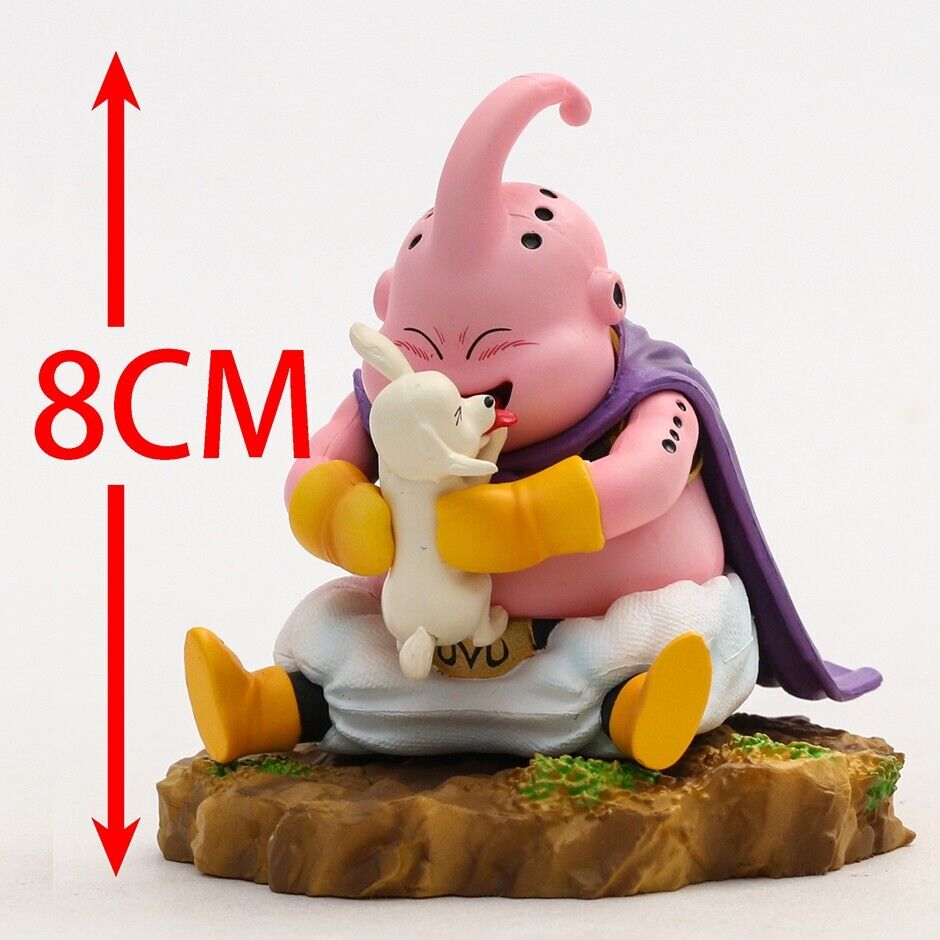 Anime Dragon Ball Majin Buu PVC Action Figure Model Toy Doll Lick The Dog ver