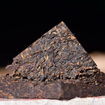 250g Premium Pu'er Ripe Tea Bricks Yunnan Aged Pu-Erh Black Tea Health
