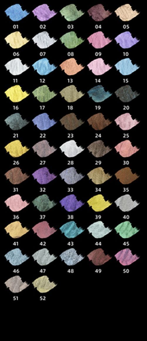 Watercolor Paints Metallic Pearlescent Solid Handmade Fine Art Painting Supplies