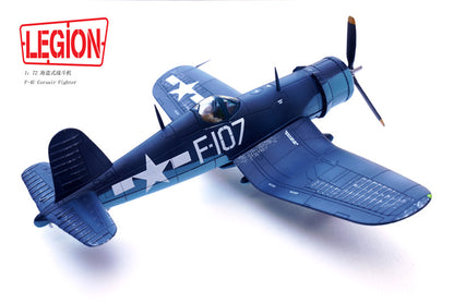1:72 LEGION US Vought F4U Corsair Fighter VMF-224 Aircraft Diecast Plane Model