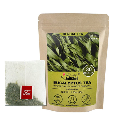 2023 FullChea Eucalyptus Herbal Tea Bag 30 Teabags, 1.5g/bag