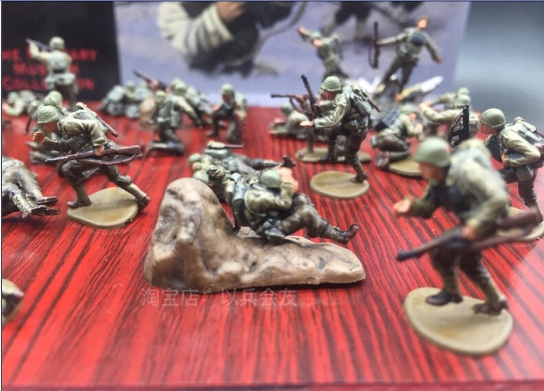 1/72 39Pcs US soldier model of Normandy landings