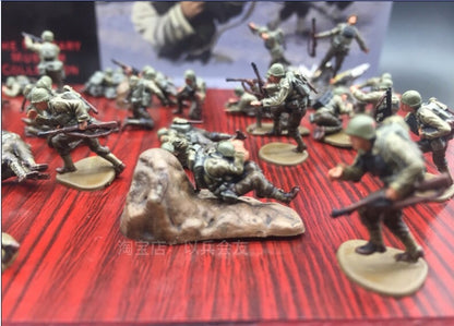 1/72 39Pcs US soldier model of Normandy landings