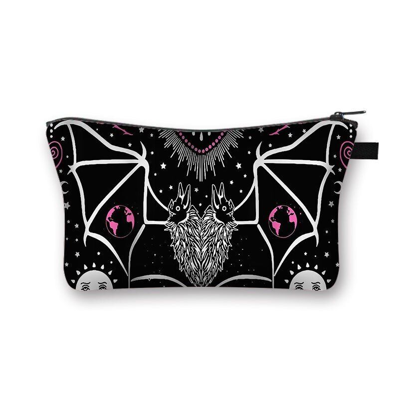 Cosmetic Case Makeup Bag Canvas Toiletry Bag Small Clutch Lipstick Bags Canvas