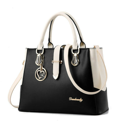 Women's Ladies PU Leather Handbag Shoulder Messenger Satchel Tote Crossbody Bags