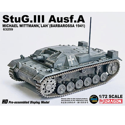 1/72 German Sturmgesch ü tz III A-type Tank Model Weitmann Barbarossa