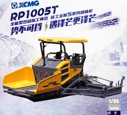 1:35 XCMG RP1005T Paver Construction Machine Equipment Vehicle Diecast Model