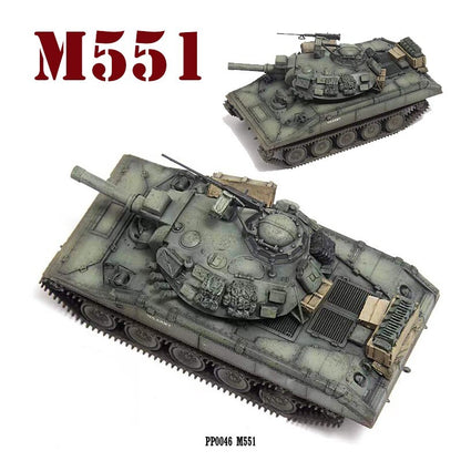 1/72 PP0046 US Sheridan M551 Tank Finished Model Refined Aging+Package