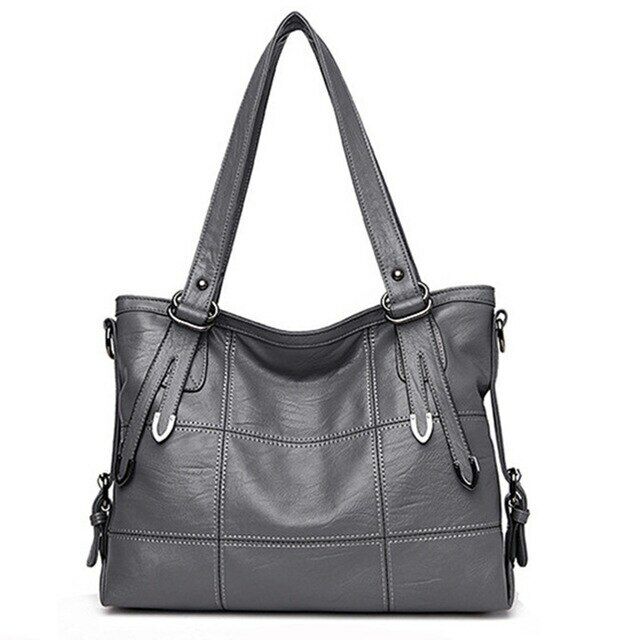 Vintage Solid Crossbody Bags Women PU Leather Luxury Shoulder Bag Large Capacity
