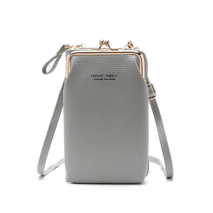 Ladis Fashion Female Mini PU Leather Shoulder Messenger Bag Small Crossbody Bags