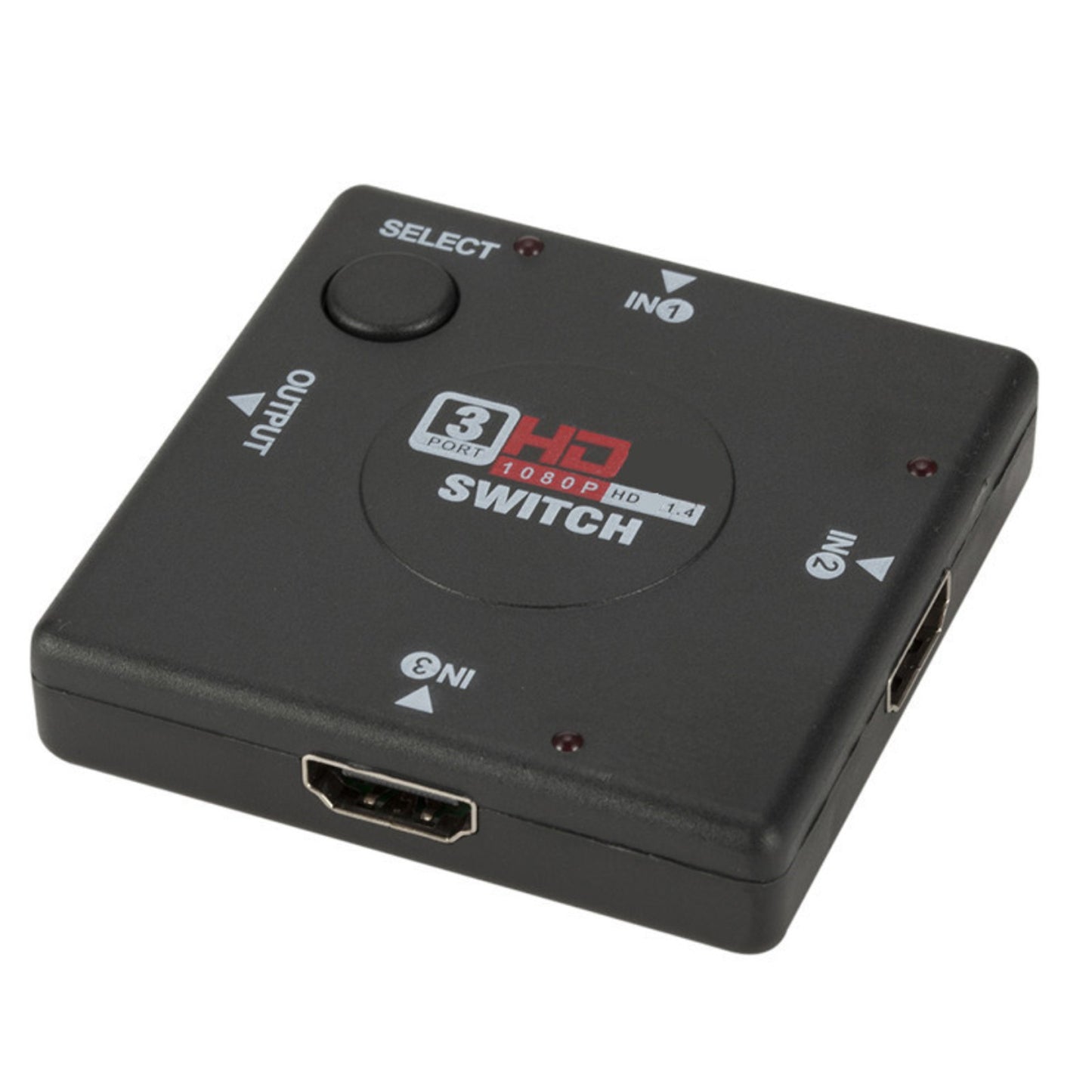 10.2G Data Transfer Speed Square Box 3-Port HDMI Switcher 3 in 1 out 1080p 3D