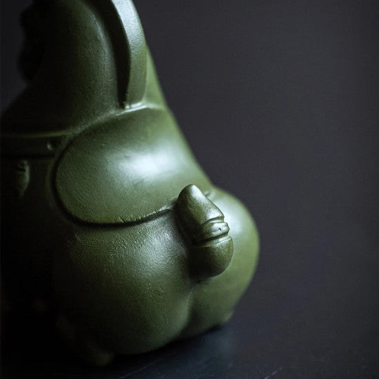 Purple Clay Tea Pets Horse Tea Statue for Home Decor