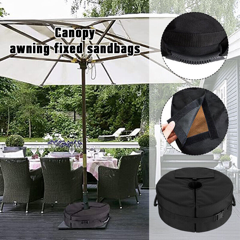 Heavy Parasol Base Stand Umbrella Sandbag Beach SunShade Weight Bag Detachable