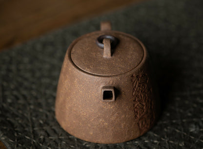 130cc chinese Yixing Handmade Zisha teapot JiangPoNi GuQuan Gongfu Tea Pot