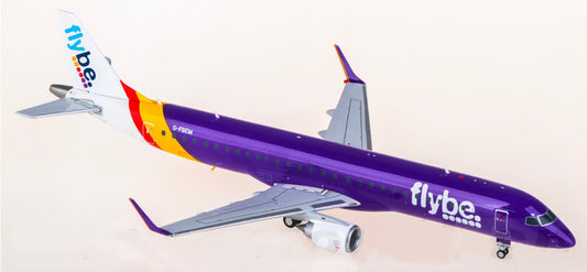 1:200 JC Wings Flybe Embraer ERJ-195LR G-FBEM Airplane Diecast Model
