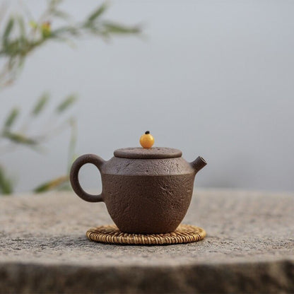 200cc Handmade Zisha Teapot from Yixing, China, Nissi Valley Gongfu Teapot-