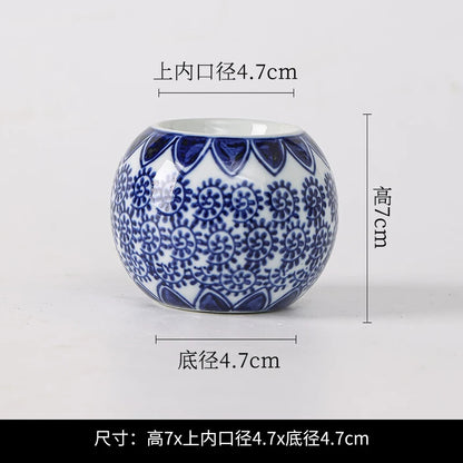 Blue and White Porcelain Ceramic Household Dining Table Desktop Decoration