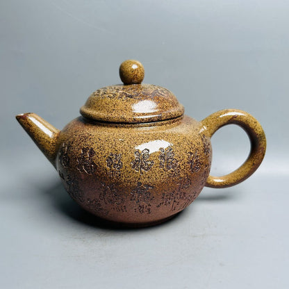 Vintage Chinese Yixing Purple Clay Teapot Zisha Ceremony Exquisite Teaware Rare