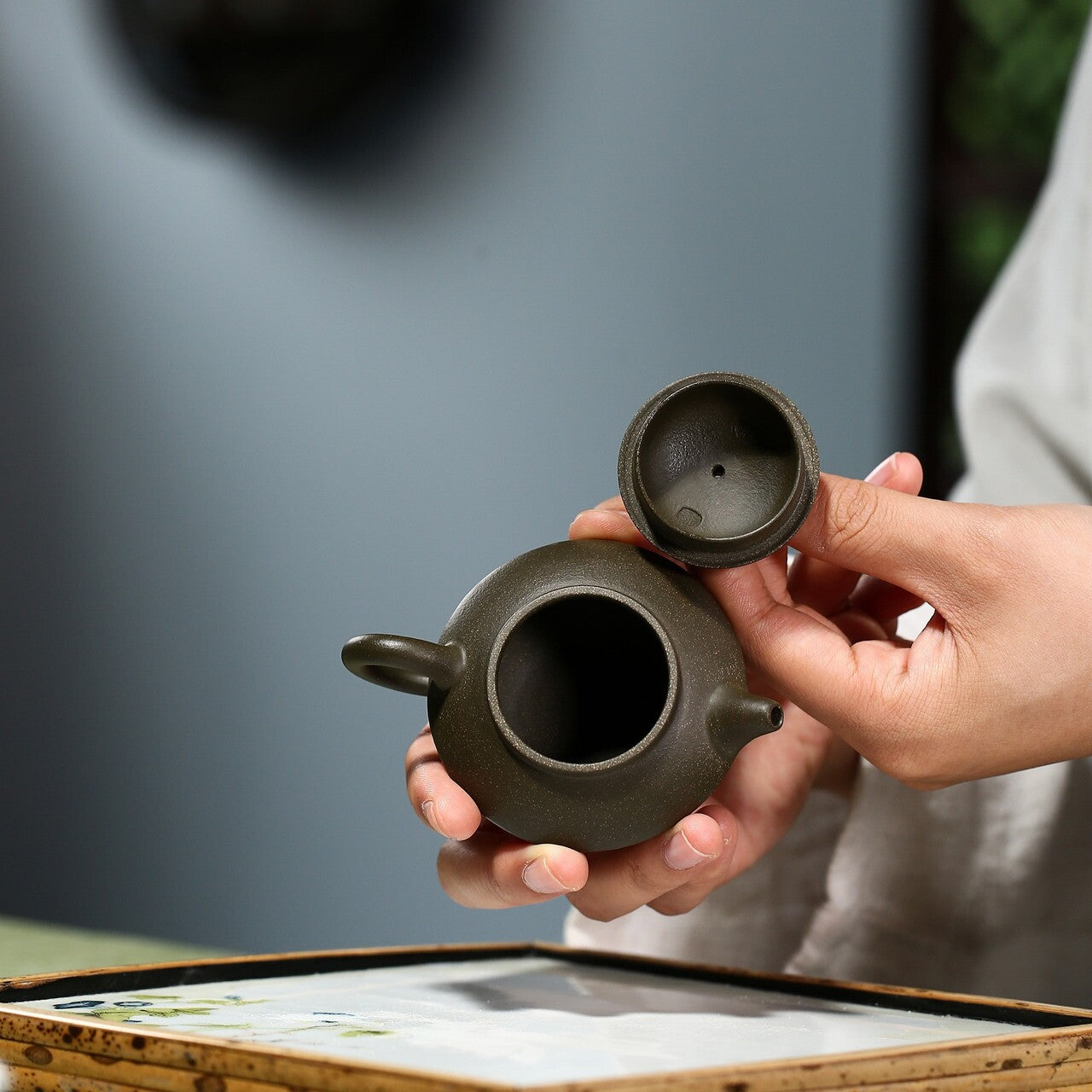 Small Tea Pot Real Yixing Zisha Purple Clay Master Pot Kungfu Tea Pot Xishi New