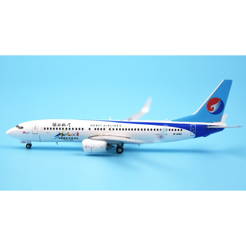 JC Wings HEBEI AIRLINES for Boeing 737-800 B-1446 1/400 plane Pre-builded Model