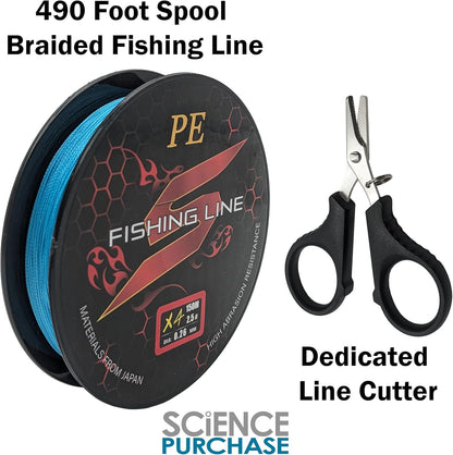 Deluxe Fishing Starter Set w/ Collapsible Net, Fishing Line, Bobbers, Lures, etc