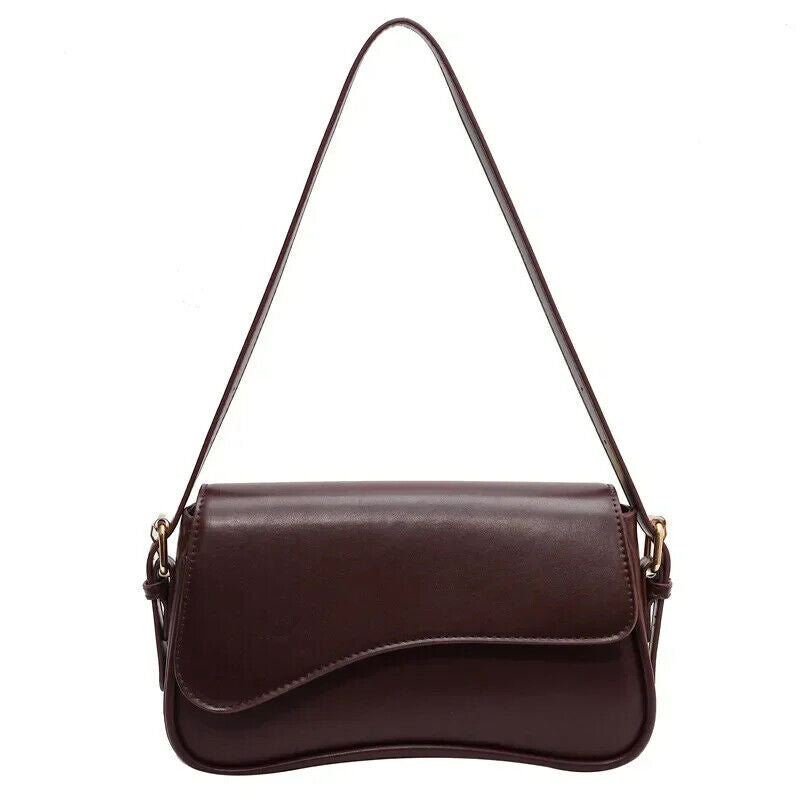 Leather Crossbody Bags Women Female Shoulder Underarm Bag Armpit Handbags Purses