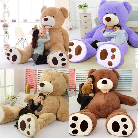 130cm~340CM Giant Big Cute Plush Stuffed Teddy Bear Toy gift (no stuffing )