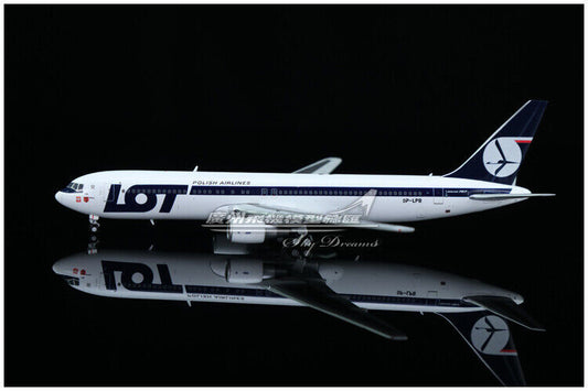 1:400 JC Wings LOT BOEING 767-300ER Passenger Airplane Diecast Aircraft Model