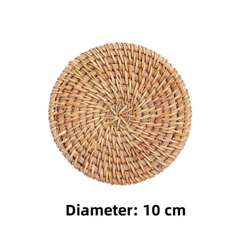 Straw Tea Mat|Coffee |Coaster|Teacup Mat|Cup Pad