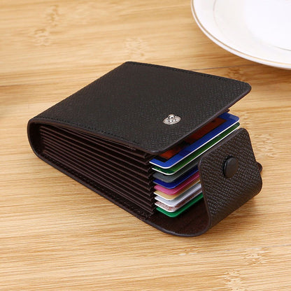 Synthetic Leather Wallet Credit Card Holder Card Case Pocket Organizer Coin Bags